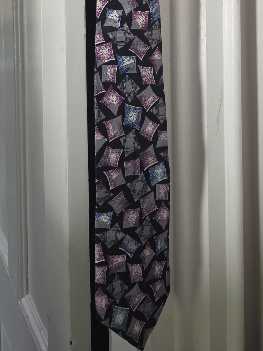 Vintage Gino Rinaldi Silk Tie – Bold Geometric Necktie (90s Designer Style)